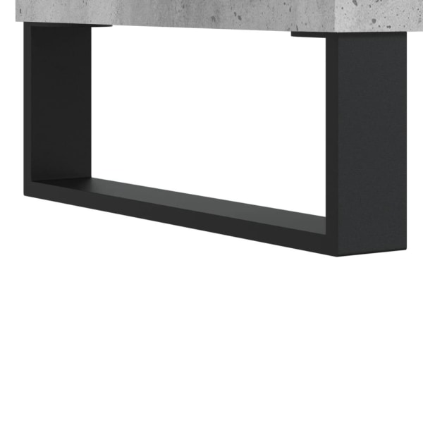 vidaXL Sängbord 2 st betonggrå 40x30x50 cm konstruerat trä Grå