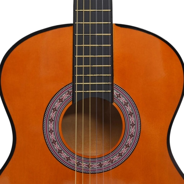 vidaXL Gitarr för nybörjare med fodral klassisk 3/4 36"