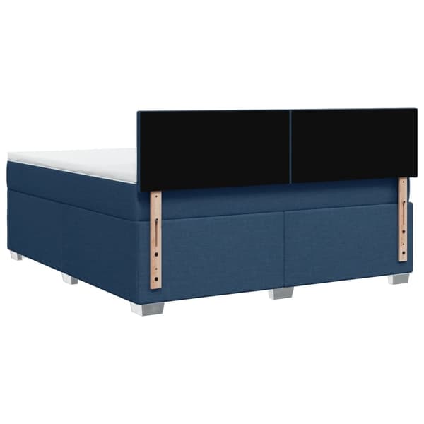 vidaXL Ramsäng med madrass blå 180x200 cm tyg Blå