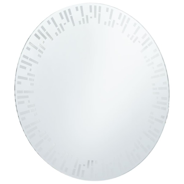 vidaXL Badrumsspegel LED 80 cm Silver