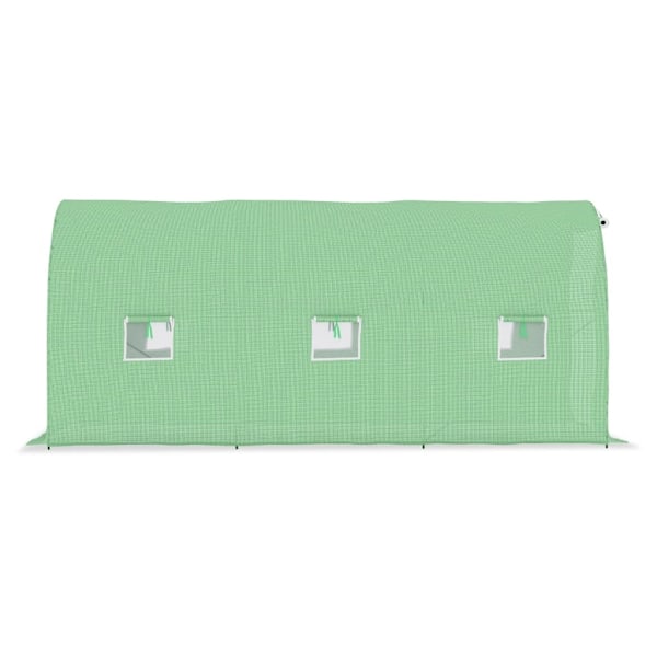 vidaXL Växthus 9 m² 4,5x2x2 m Grön