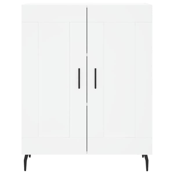 vidaXL Högskåp vit 69,5x34x180 cm konstruerat trä Vit