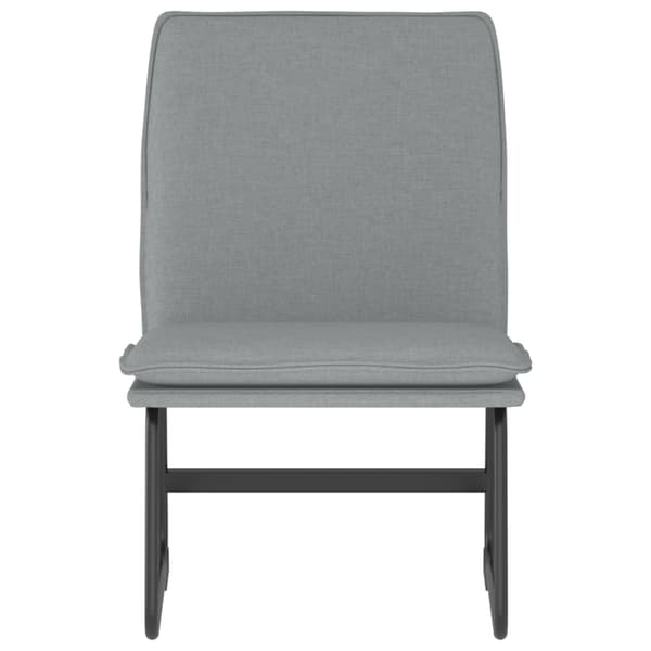 vidaXL Loungestol grå 52x75x76 cm tyg Grå