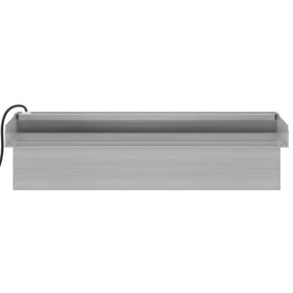 vidaXL Vattenfall med RGB LED rostfritt stål 30 cm Silver
