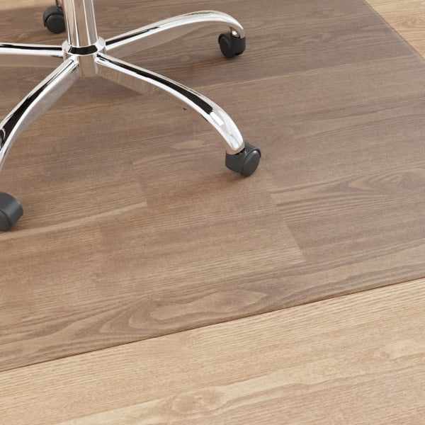 vidaXL Golvskydd för laminatgolv/heltäckningsmatta 90 cm x 120 Vit