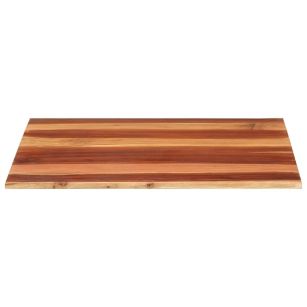 vidaXL Bordsskiva massivt akaciaträ 15-16 mm 70x70 cm Brun