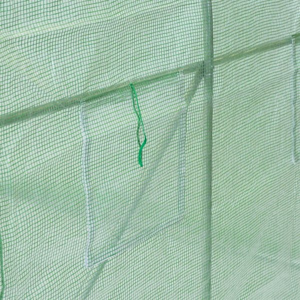 Nature Växthus 3,5x2x2 m grön Grön