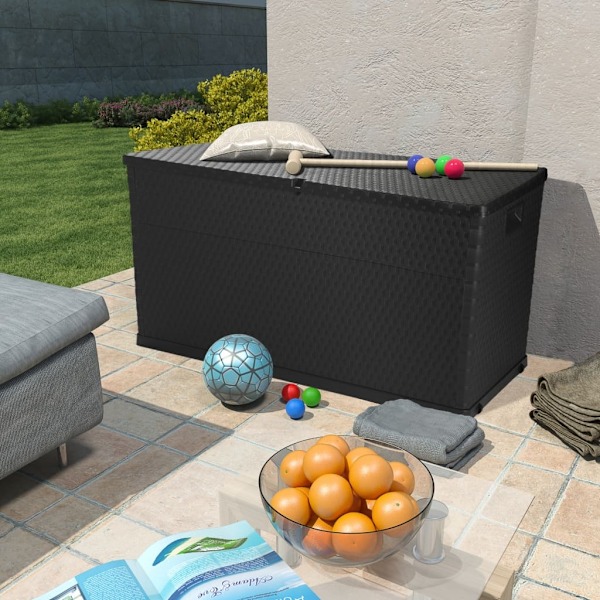 vidaXL Dynbox antracit 120x56x63 cm PP-rotting Antracit