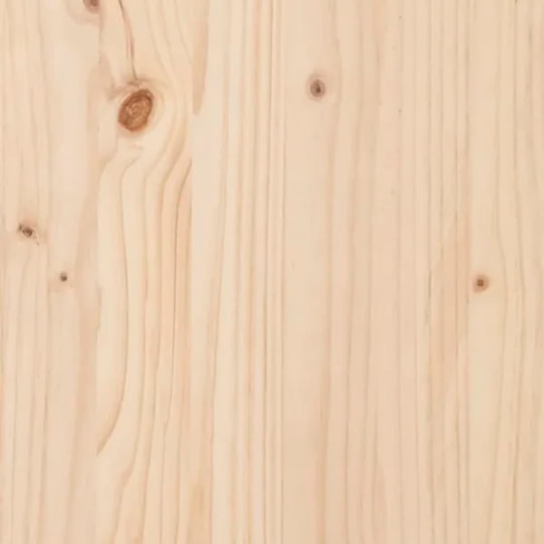 vidaXL Sängram massivt trä 150x200 cm Brun