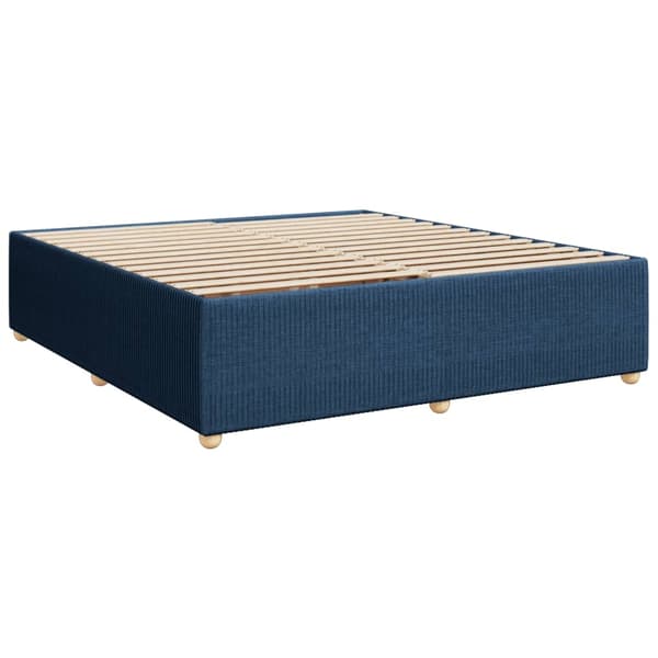 vidaXL Ramsäng med madrass blå 180x200 cm tyg Blå