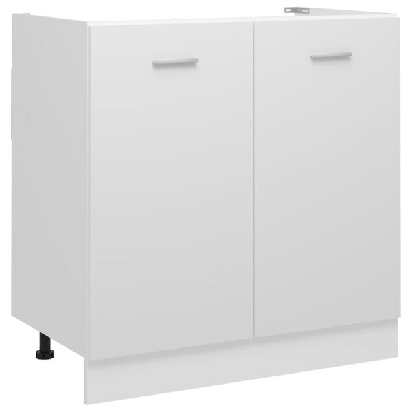 vidaXL Underskåp för diskho “Lyon” vit 80x46x81,5 cm konstruerat trä Vit
