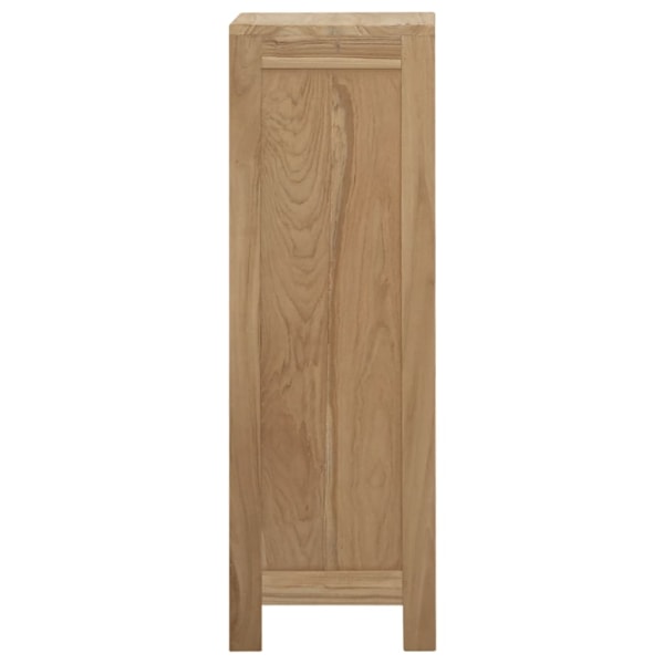 vidaXL Byrå 30x30x90 cm massiv teak Brun