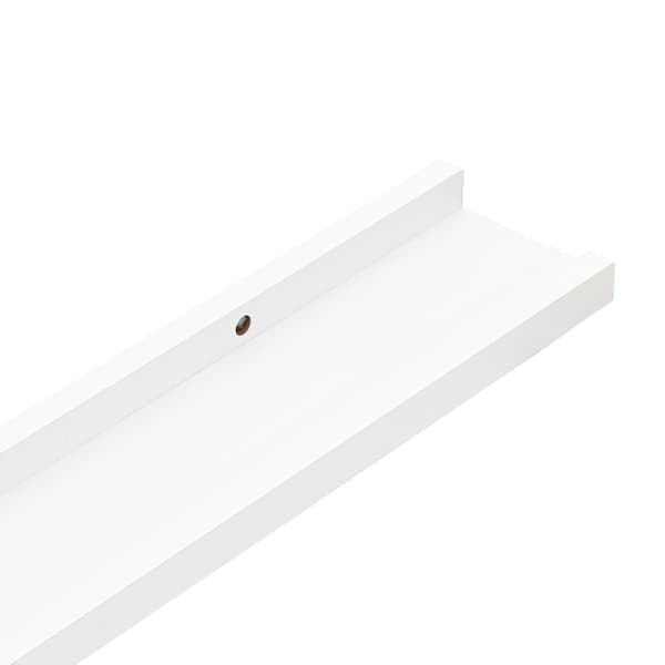 vidaXL Vägghyllor 4 st vit 115x9x3 cm Vit