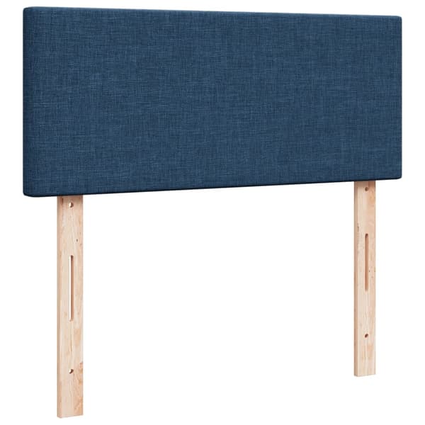 vidaXL Ramsäng med madrass blå 120x200 cm tyg Blå