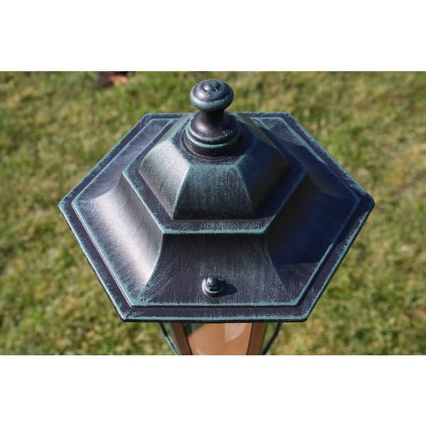 vidaXL Utebelysning Preston 150 cm mörkgrön Grön