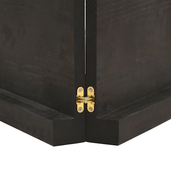vidaXL Bordsskiva mörkbrun 160x40x(2-6) cm behandlad massiv ek Brun