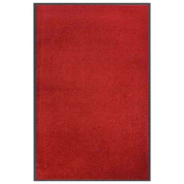 vidaXL Dörrmatta röd 80x120 cm Röd
