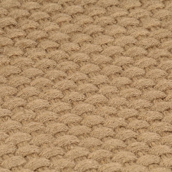 vidaXL Matta rektangulär naturfärg 120x180 cm jute Brun