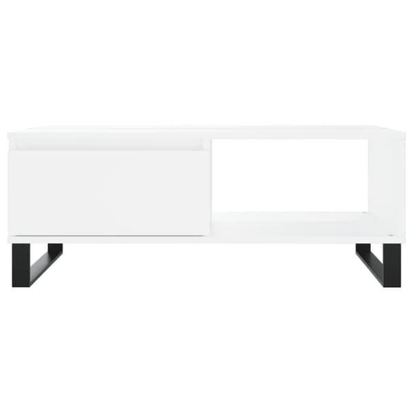 vidaXL Soffbord vit 90x60x35 cm konstruerat trä Vit