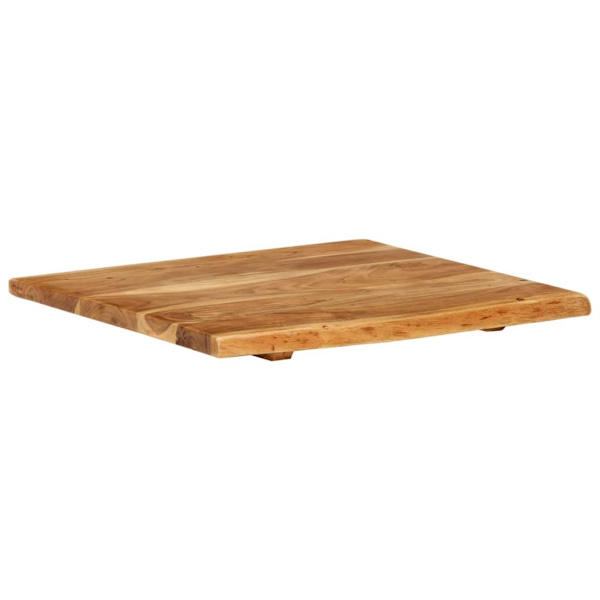 vidaXL Bänkskiva för badrum massivt akaciaträ 58x52x2,5 cm