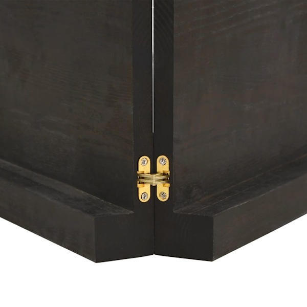 vidaXL Bordsskiva mörkbrun 140x60x(2-6) cm behandlad massiv ek Brun