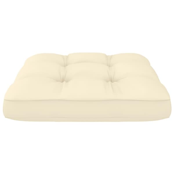vidaXL Palldyna 2 st gräddvit tyg Creme