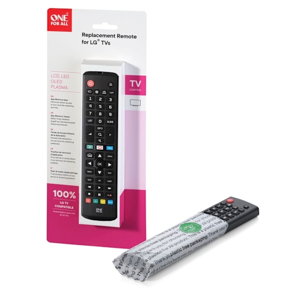 One For All TV-fjärrkontroll LG svart