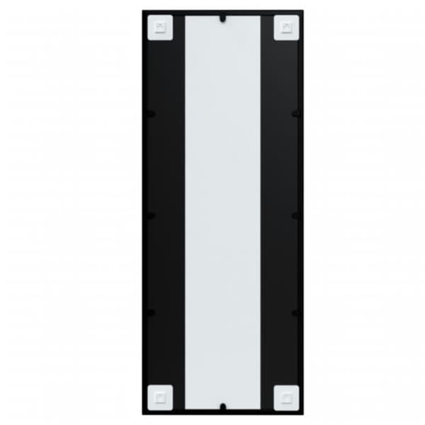 vidaXL Väggspeglar 2 st svart 100x40 cm metall art