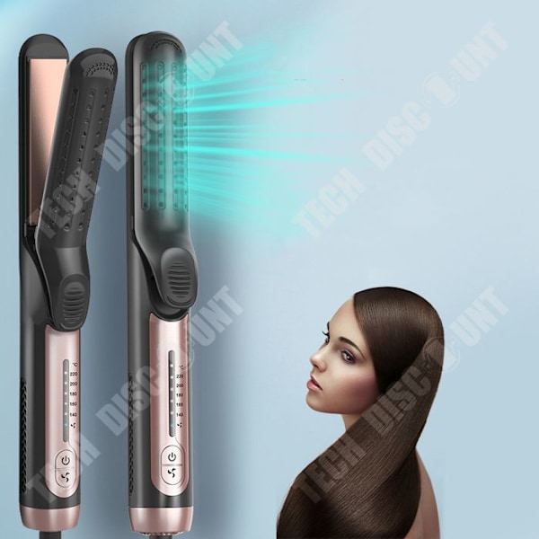 TD® damer kallluft rak splinterrulle rak dubbelanvändning multifunktion elektrisk curling stick eggroll elektrisk splitter