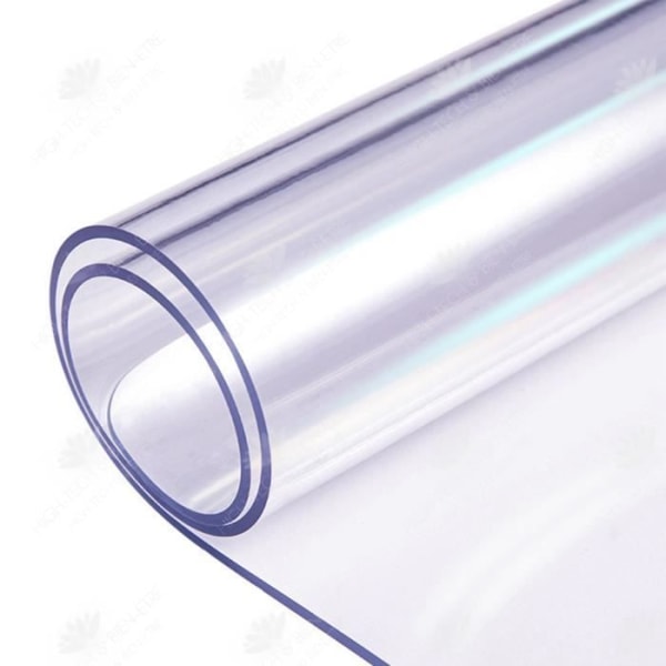 HTBE® miljövänlig klar PVC-duk Vattentät oljesäker Anti-skållning 70 cm skrivbordsmatta