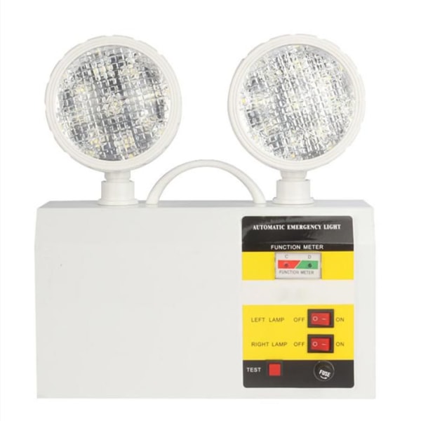 Hätävalaistuslamppu - TD® - LED kaksoispää - 5W - 100LM - IP20 Vit