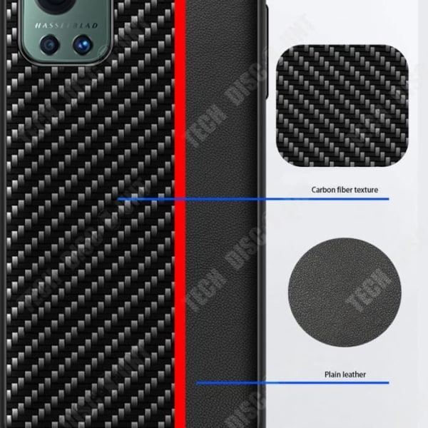 TD® Lämplig för OnePlus9Pro mobiltelefonfodral kolfiber skyddande skal anti-fall skyddande skal