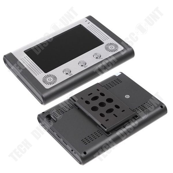 TD® 7 tuuman käytännöllinen monitoiminen ovikello, avaus, visuaalinen ovikello, LED, infrapunasäteily, yövalaistus, varkauskestävä, portie