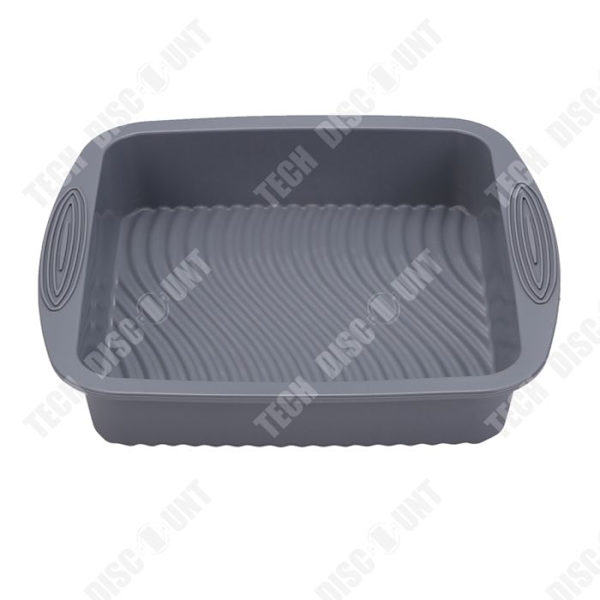 Silikone kageform 26x25.5x5cm Rektangulære Non-stick forme til kager Bagning Hjemmelavet Bageri Kageform