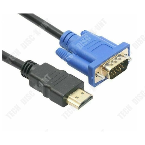 TD® Konverteringskabel HDMI till VGA-kabel - ljudkabel - video - HDMI - VGA - Datorkontakter