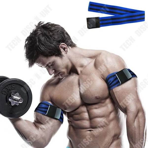 TD® Armbandage Tyngdlyftning Träning Muskel Blodflöde Occlusion Elastiskt bandage Restriktionsband Stärkande muskula