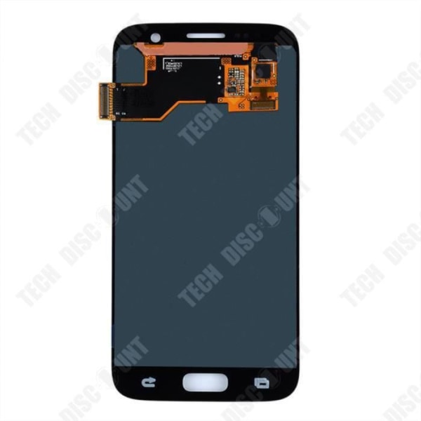 TD® Komplett LCD-pekskärm - Svart För Samsung Galaxy S7 G930 SM-G930F + Verktygssats