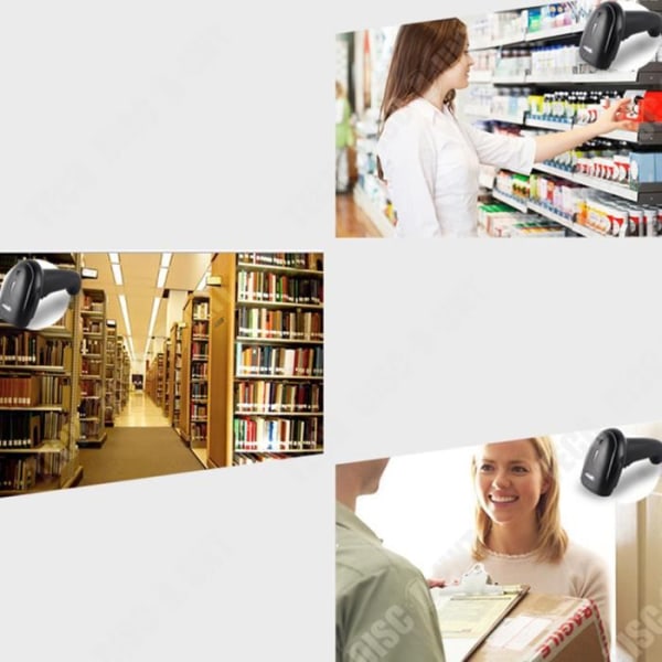 TD® Trådløs lasscanner Stregkodescanner Specialscanner Trådløs stregkodescanner Anti-stød Anti-fald