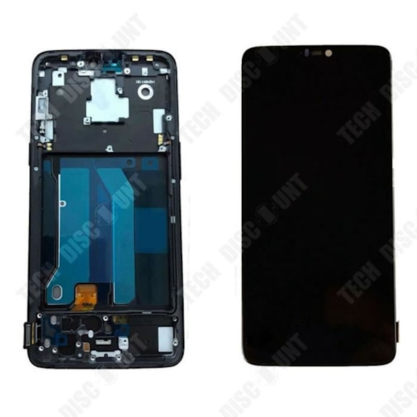 TD® Pour OnePlus 6 A6000 näyttö OnePlus 6 TFT musta LCD-näyttö kosketusnäyttö puhelimen näyttökokoonpano Svart