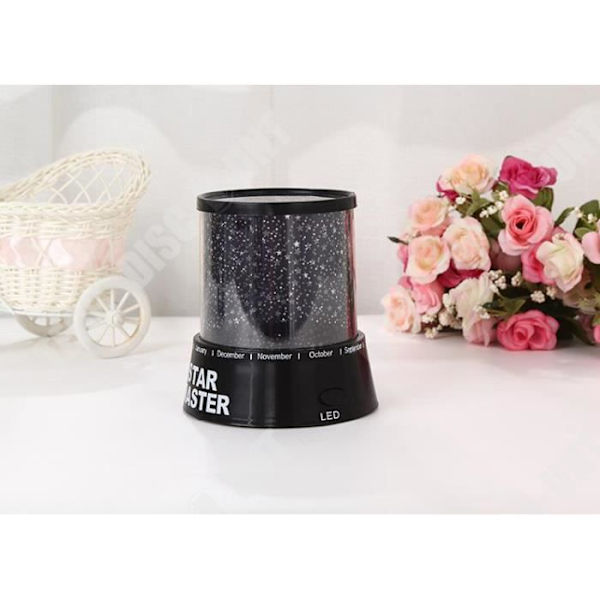TD® Fantastiska blinkande presenter Färgglada Sky Star Master Nattljus Vacker Sky Star Starry Projector Nyhet