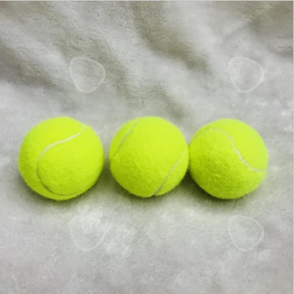 CONFO® 3-pack tennisbollar, hög elasticitet och motståndskraft mot spel utan standard