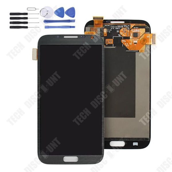 TD® Sopii Samsung Note2 N7100:n sisäisen ja ulkoisen kosketusnäytön asennukseen puhelimen näyttöön.