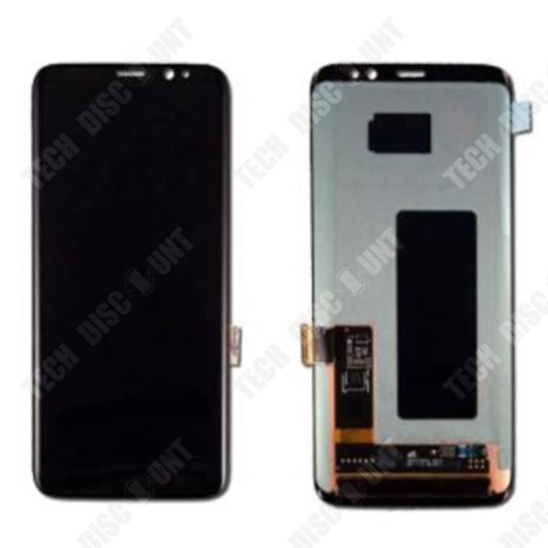 TD® Komplett LCD-pekskärm - Svart För Samsung Galaxy S8 G950 G950F + Verktygssats