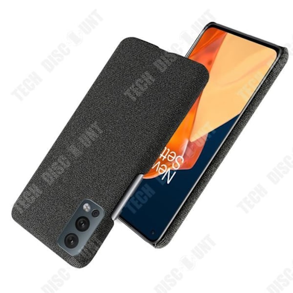 TD® För OnePlus nord 2 mobiltelefonfodral tygtextur skyddande skydd splittrasäkert skyddsfodral