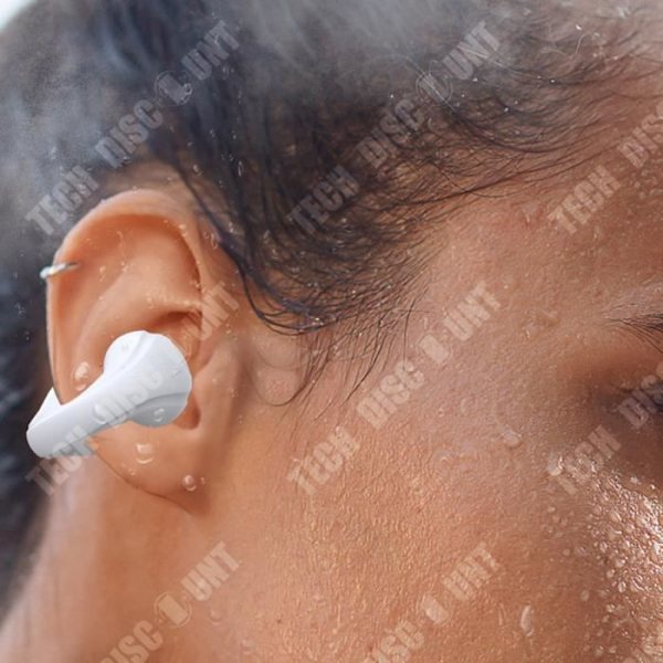 Bluetooth 5.3 - Klipsattavat kuulokkeet Älykäs digitaalinäyttö HD-melunvaimennus ja vedenkestävyys Luukkuviestintäkuulokkeet