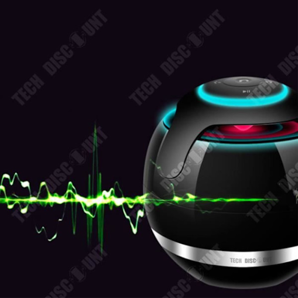 TD® Multicolor bollhögtalare bluetooth bärbar högtalare stor kraftfull handsfree solid musiktelefon ljudenhet