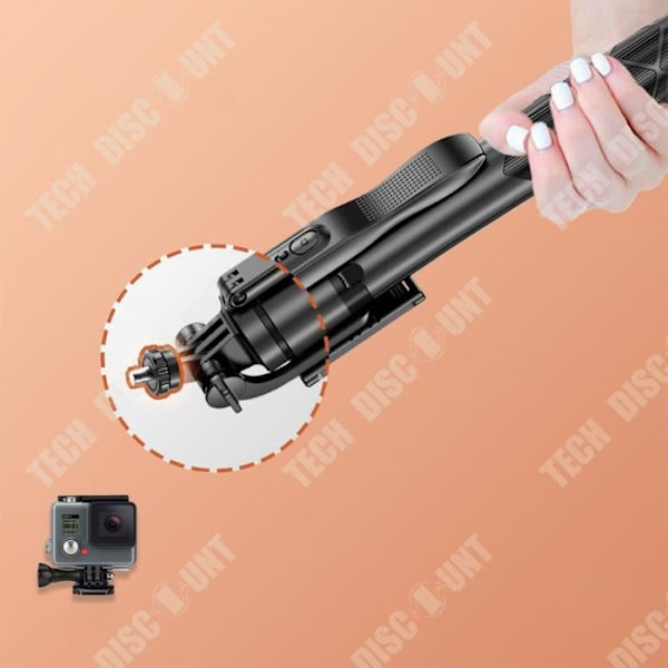 TD® Selfie stativ alt-i-en GO PRO selfie-stang telefon kameravideo 360 graders livestreaming