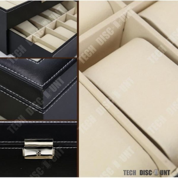 TD® Personal Collection Watch Storage Box - Lyxig Elegant högkvalitativt material Modern och användbar förvaring