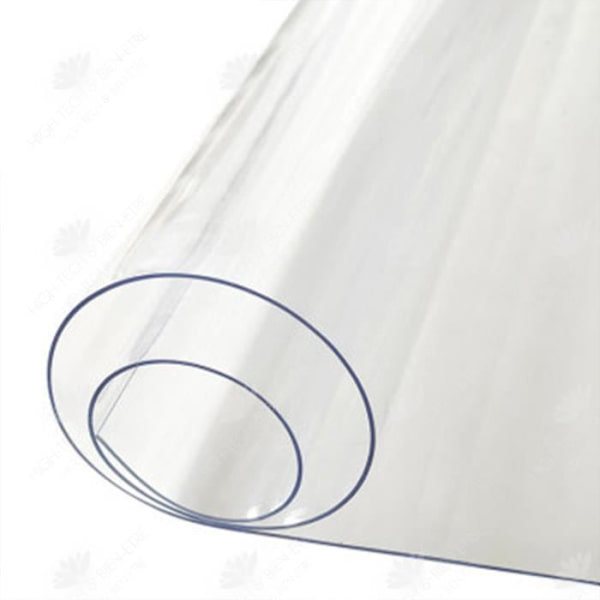 HTBE® Transparent, vandtæt plastikbordskynde, olieresistent og brandsikker krystaltablet 70 cm