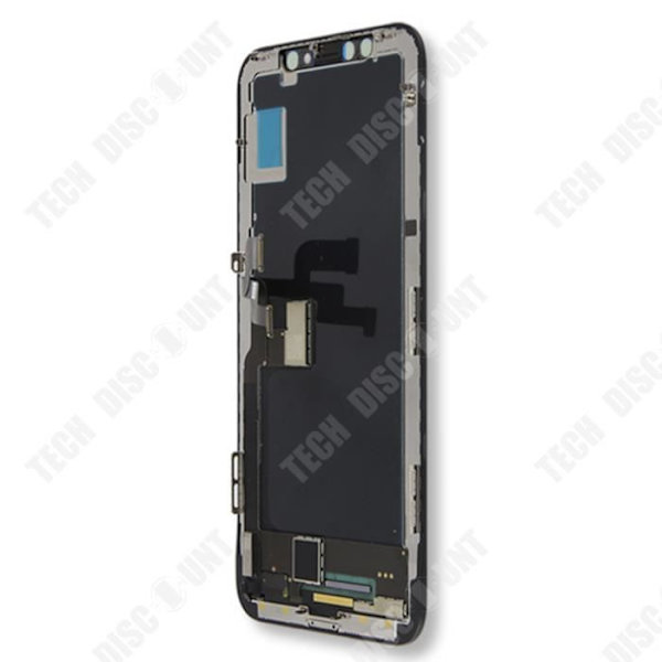 LCD OLED-skærm - TechDiscount - iPhone X - Fuld samling - Kapacitiv skærm